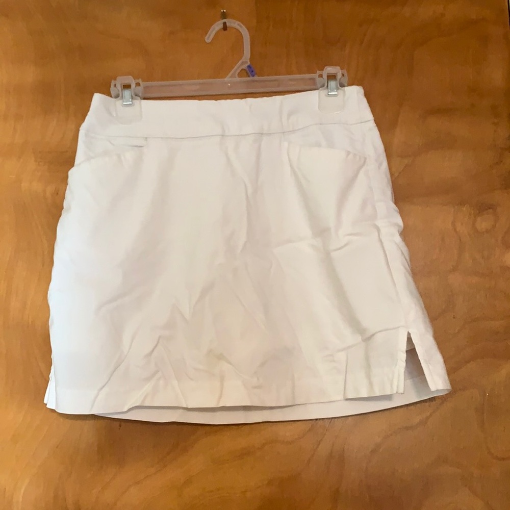 White slazenger golf skort